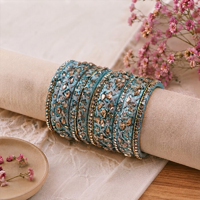 Sky-Blue-Kundan-Designer-Bangle-Set-3