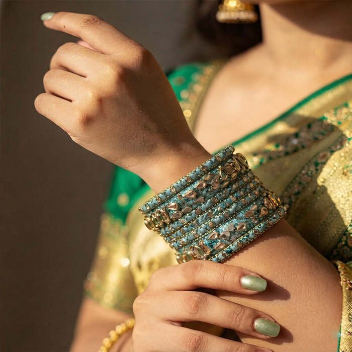 Sky-Blue-Kundan-Designer-Bangle-Set-4