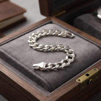 Aurelia Bold Silver Chain Bracelet