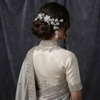 Aurelia Crystal Blossom Hair Vine