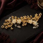Aurielle-Golden-Blossom-Bridal-Hair-Vine-2