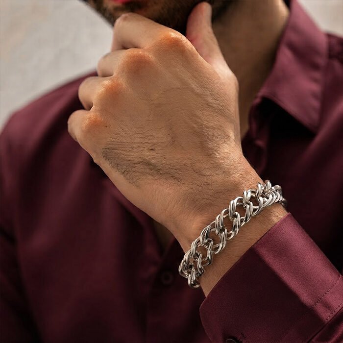 Celestia-Silver-Interwoven-Chain-Bracelet