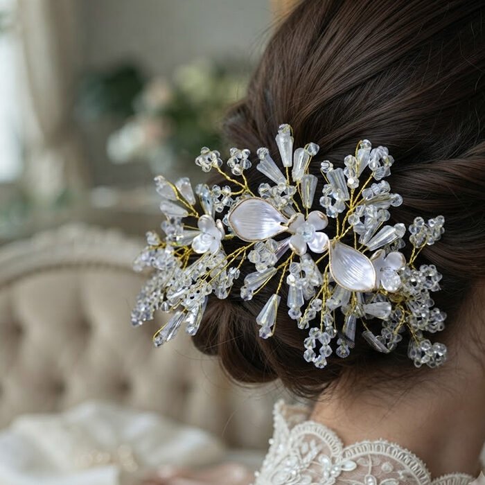 Celestial-Pearl-Blossom-Bridal-Hair-Comb-3