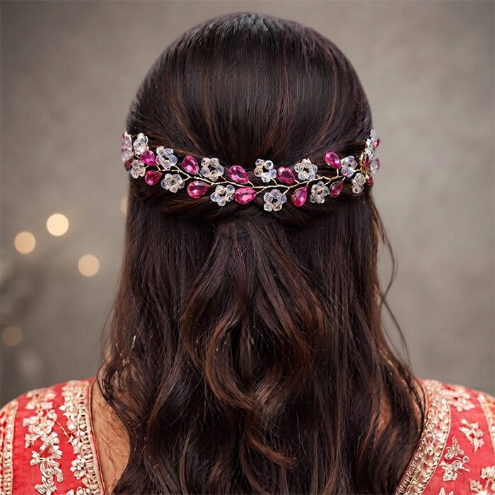 Gulabi-Crystal-Vine-Hair-Accessory-5 Gulabi Crystal Vine Hair Accessory
