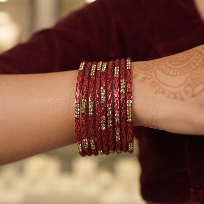 Sindoor-Spark-Crystal-Bangles-8-Pcs-Set-2 Sindoor-Spark-Crystal-Bangles-8-Pcs-Set-2
