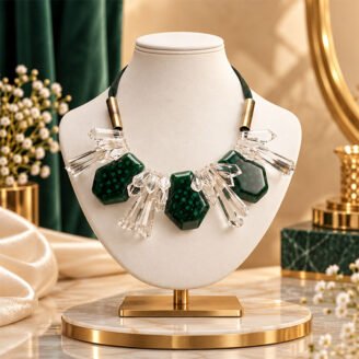 Nocturne Crystal Cascade Necklace
