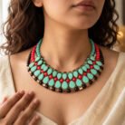 Roselle-Blush-Teardrop-Kundan-Necklace-2