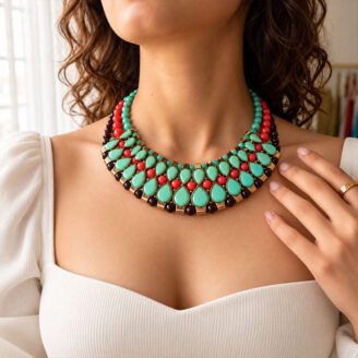 Roselle-Blush-Teardrop-Kundan-Necklace