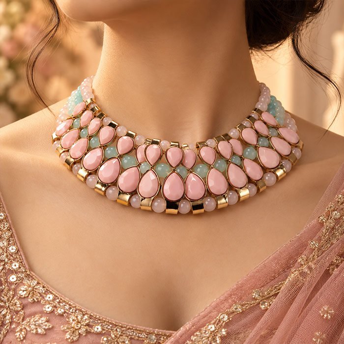 Roselle-Prism-Bloom-Statement-Necklace-3 Roselle-Prism-Bloom-Statement-Necklace-3