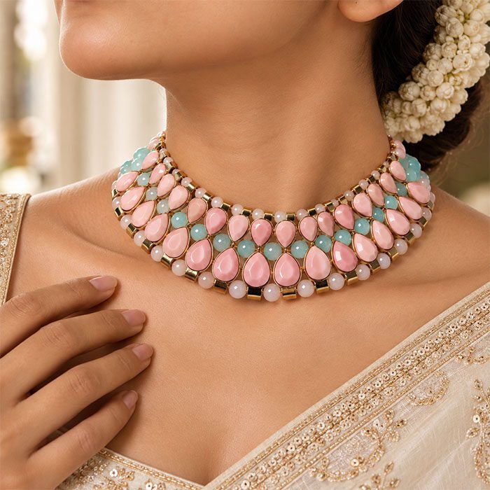 Roselle-Prism-Bloom-Statement-Necklace-5 Roselle-Prism-Bloom-Statement-Necklace-5