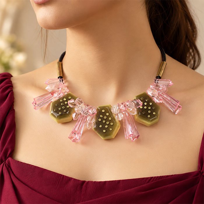 Roselle-Prism-Bloom-Statement-Necklace-6 Roselle-Prism-Bloom-Statement-Necklace-6